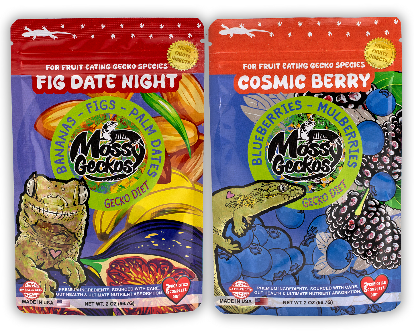 Mossy Geckos - Complete Gecko Diet 2-Pack Bundle
