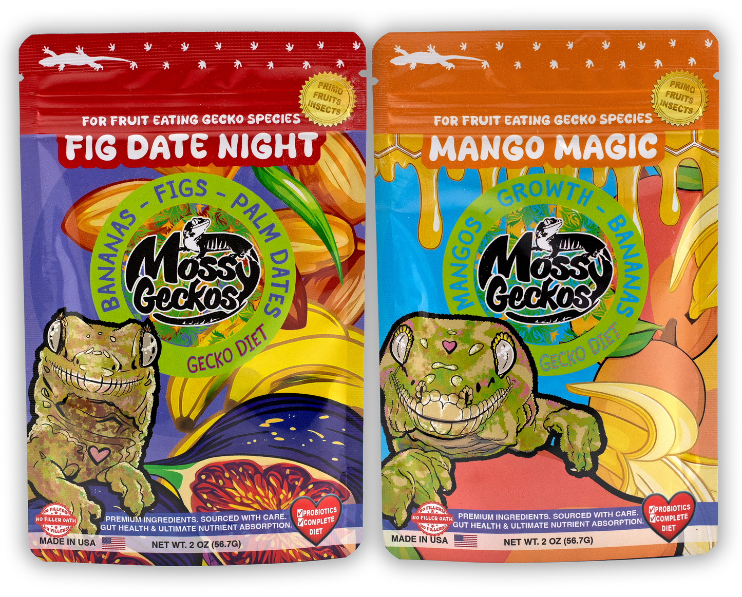 Mossy Geckos - Complete Gecko Diet 2-Pack Bundle