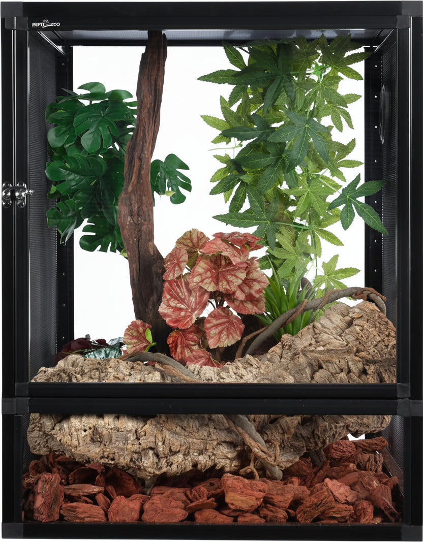 34-Gallon Chameleon Cage & Vertical Screen Terrarium