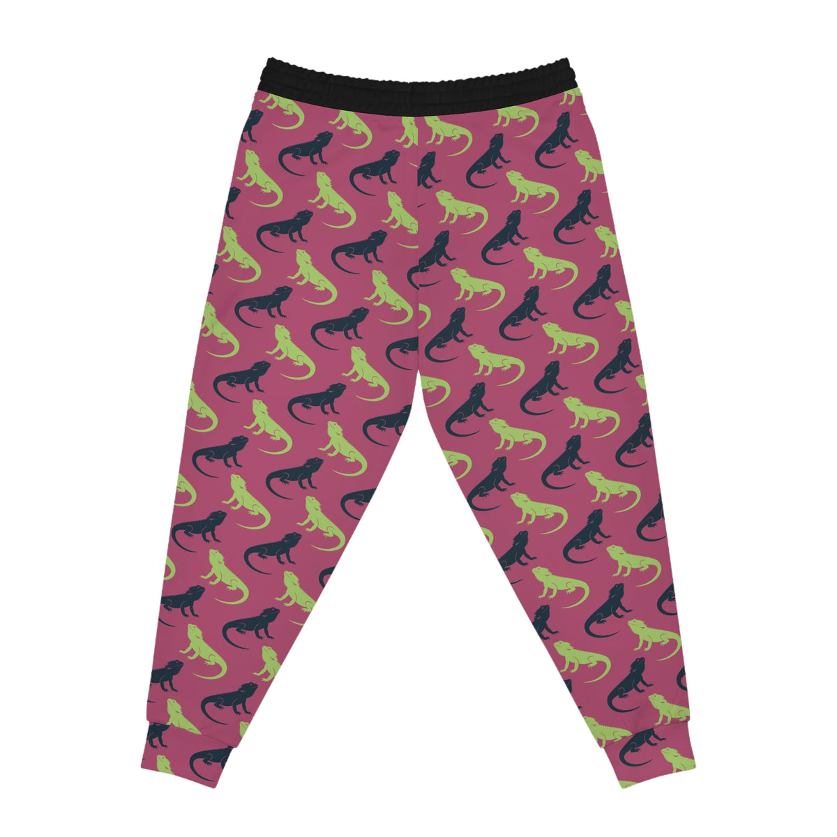 Bearded Dragon Silhouette Athletic Joggers