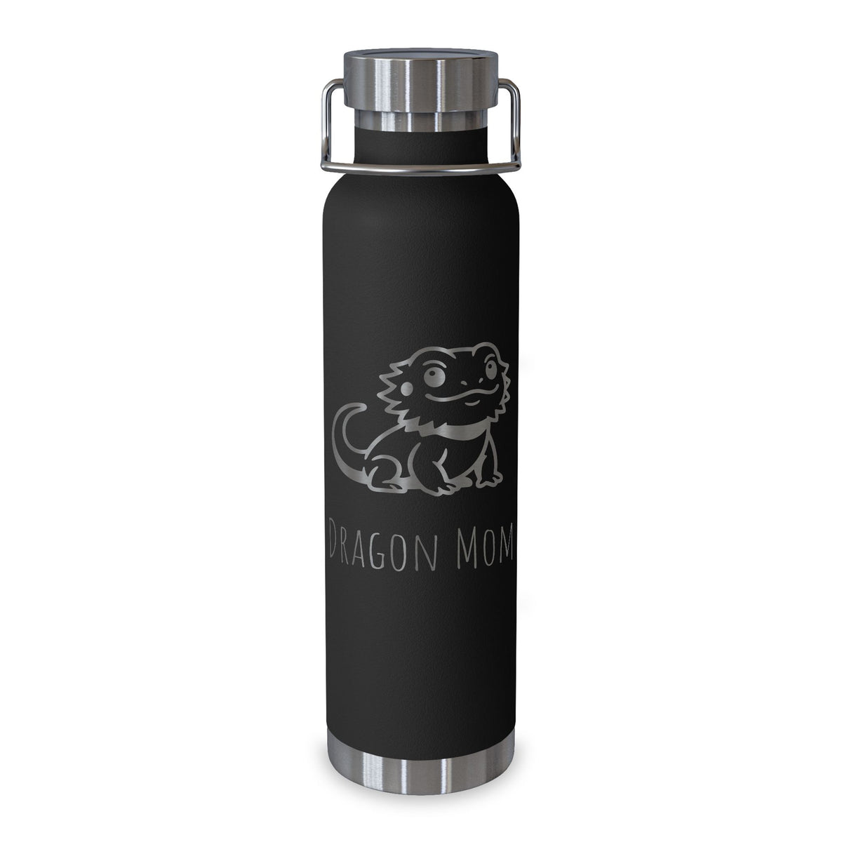 "Dragon Mom" Engraved 22oz Stainless Steel Water Bottle
