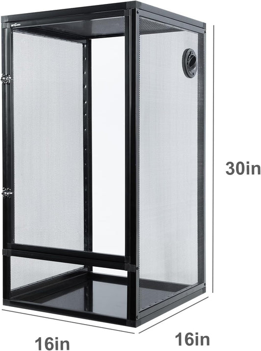 34-Gallon Chameleon Cage & Vertical Screen Terrarium