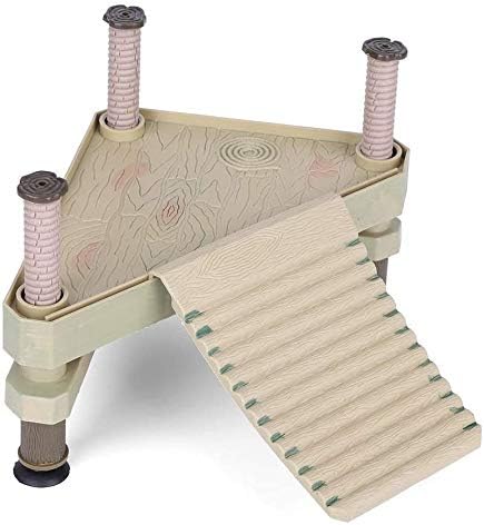 Floating Turtle Pier Basking Platform & Ramp – Self-Leveling Aquatic Dock