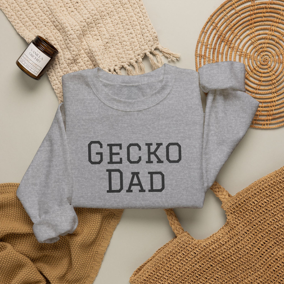 "Gecko Dad" Embroidered Crewneck Sweatshirt