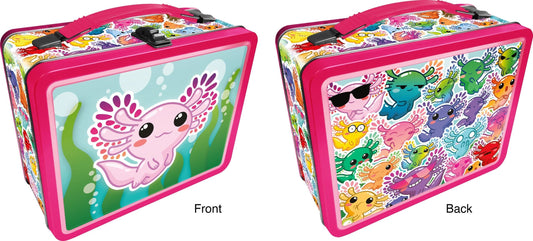 Axolotl Embossed Tin Lunch Box