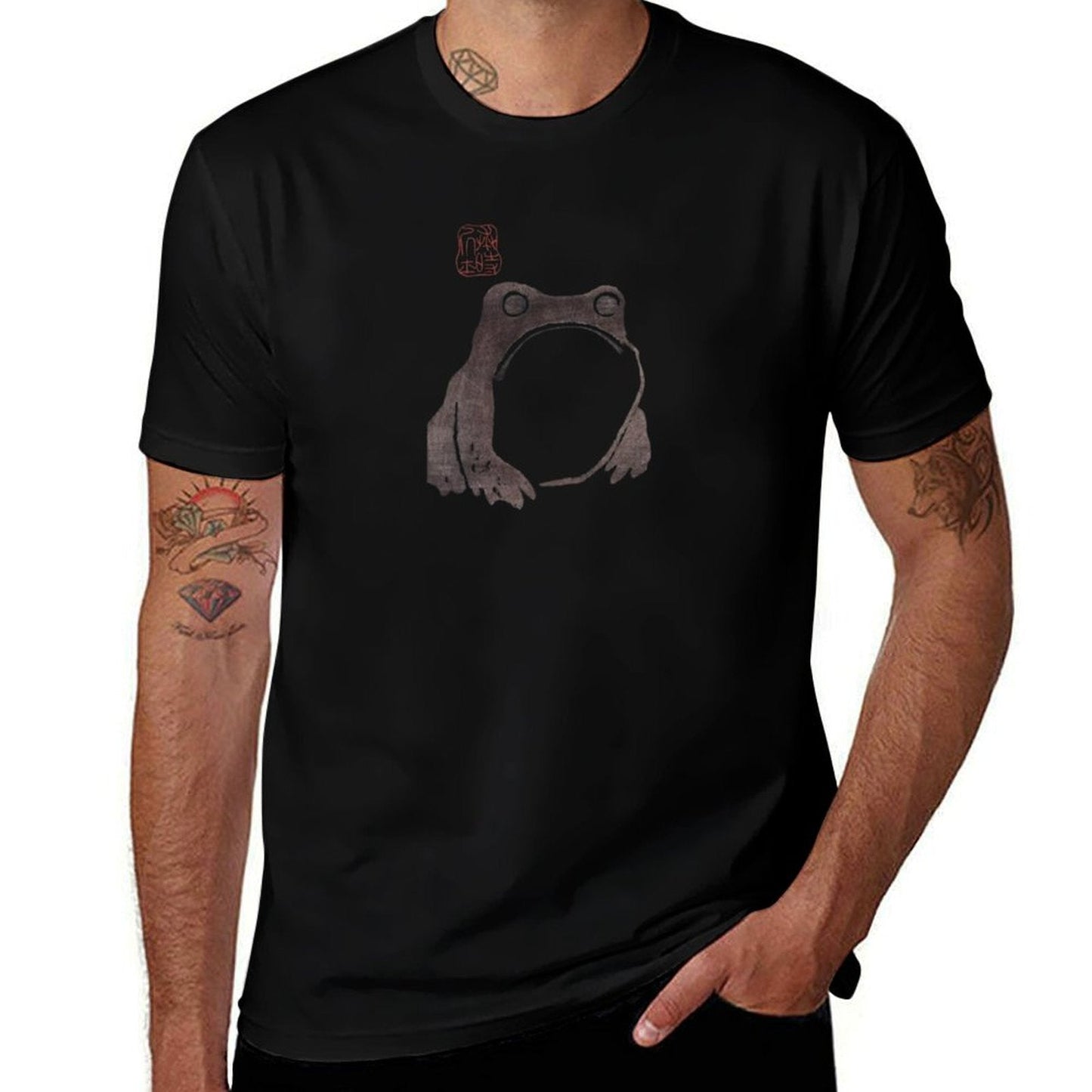 Grumpy Frog - Matsumoto Hoji  Heathered Texture T-Shirt