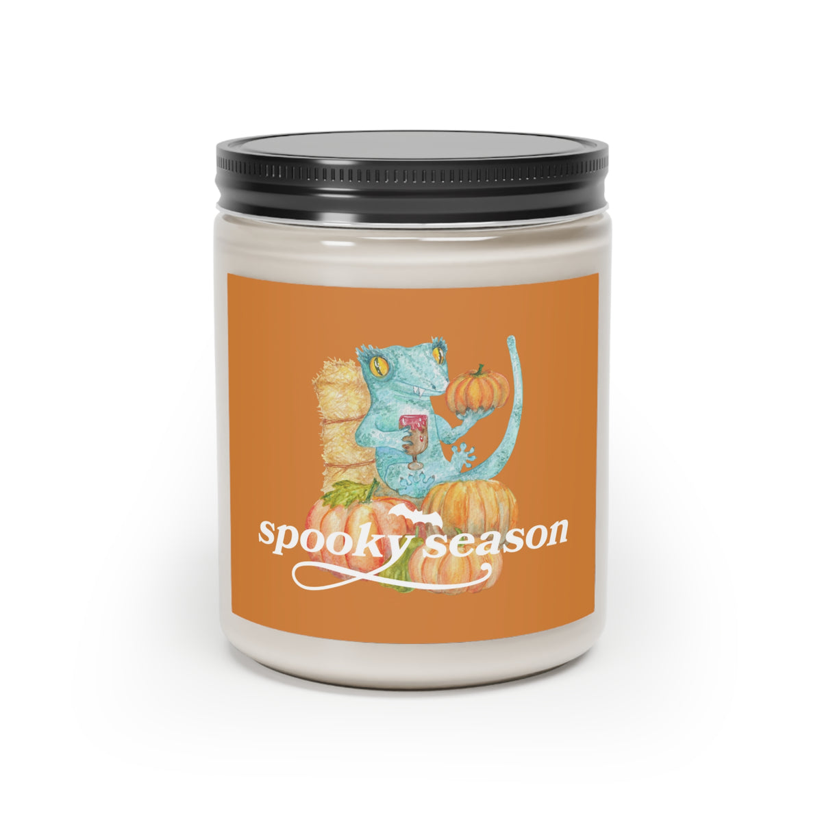 "Spooky Season" Crested Gecko Hand-Poured Candle