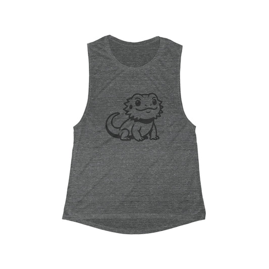 Bearded Dragon Flowy Muscle Tank