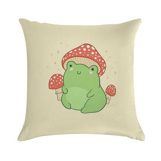 Mushroom Frog Pillowcase