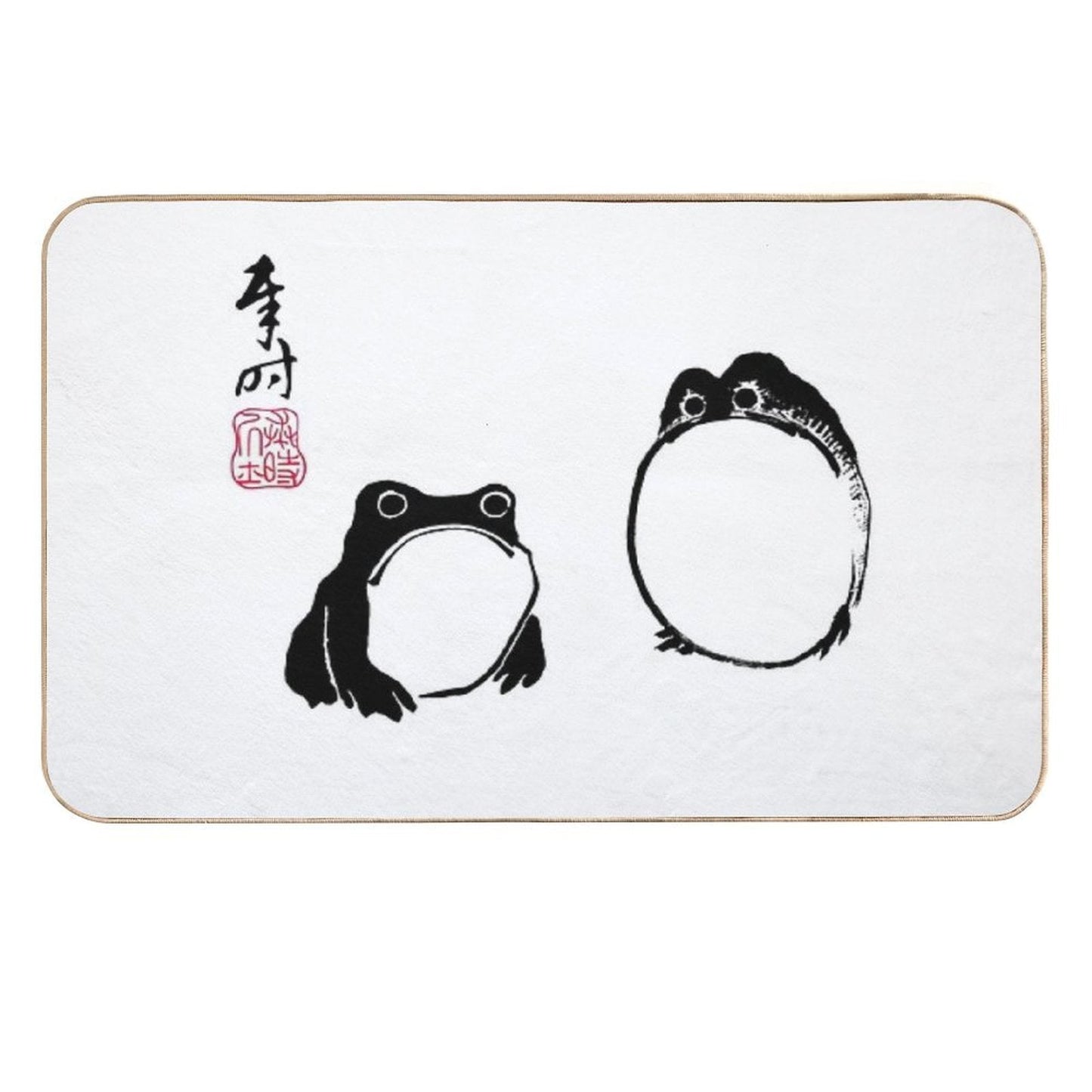 Matsumoto Hoji Frogs  Dirt-Trapping Bath Mat