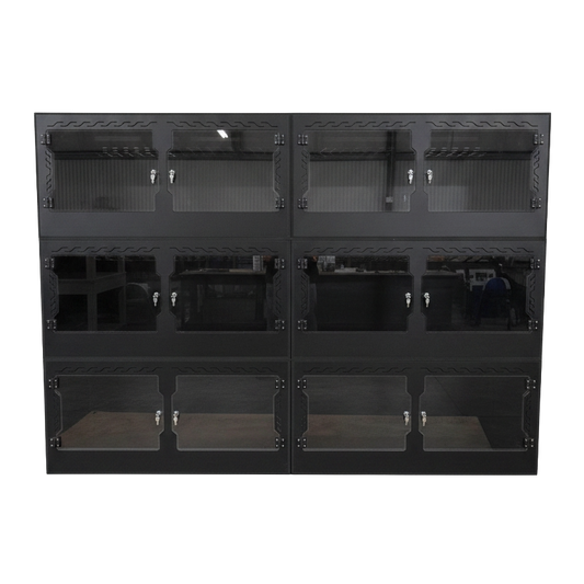 4x2x2 Custom Terrestrial PVC Terrarium with Lexan Doors | 120-Gallon Equivalent