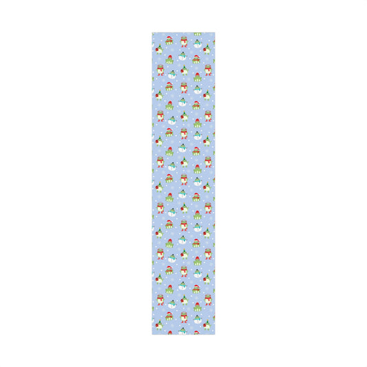 "Froggie Winter Wonderland" Holiday Wrapping Paper