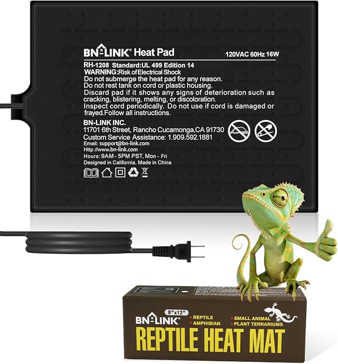 Under Tank Heating Mat (8" x 12", 16W)