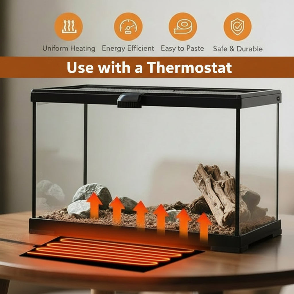 Under Tank Heating Mat (6" x 8", 8W)