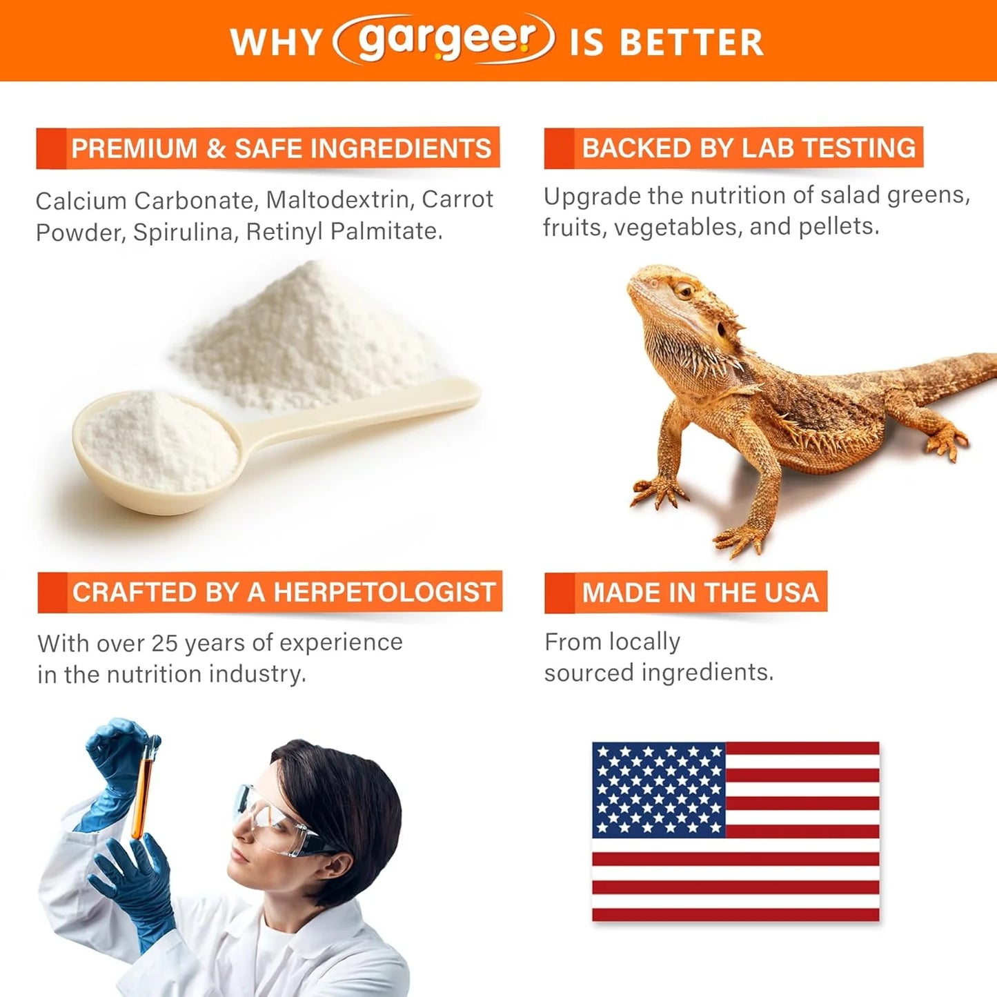 Gargeer Vitamin A+ All Reptiles Supplement