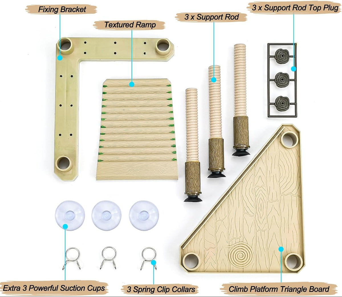 Floating Turtle Pier Basking Platform & Ramp – Self-Leveling Aquatic Dock
