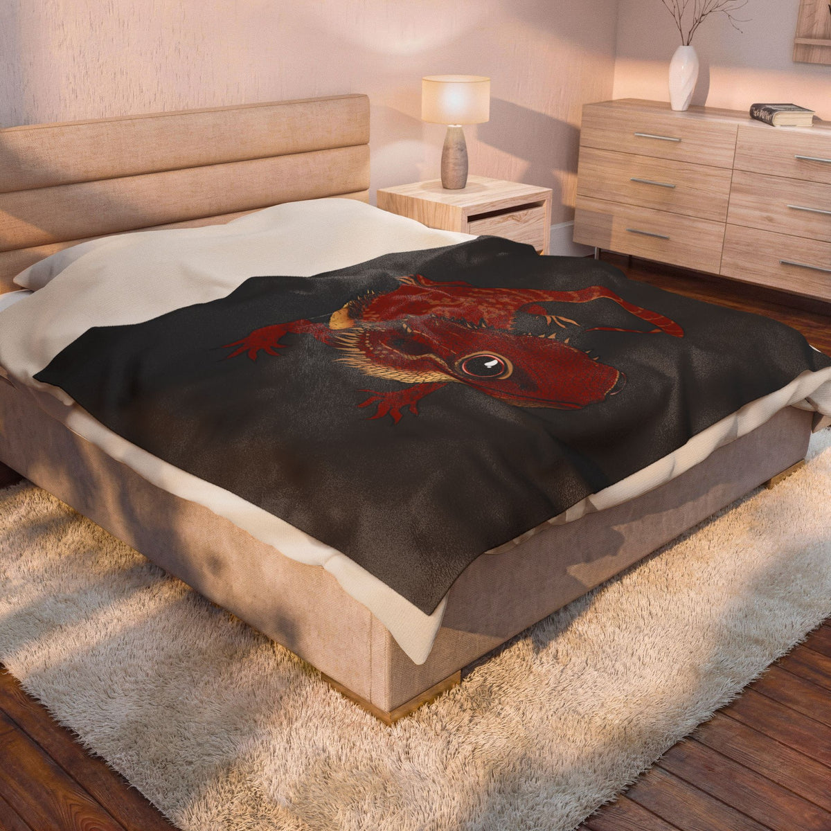 Red Bearded Dragon Throw