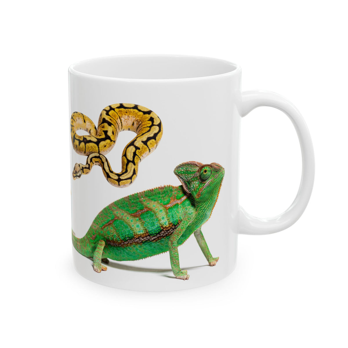 Scaly Companions Ceramic Reptile Mug (11 oz & 15 oz)
