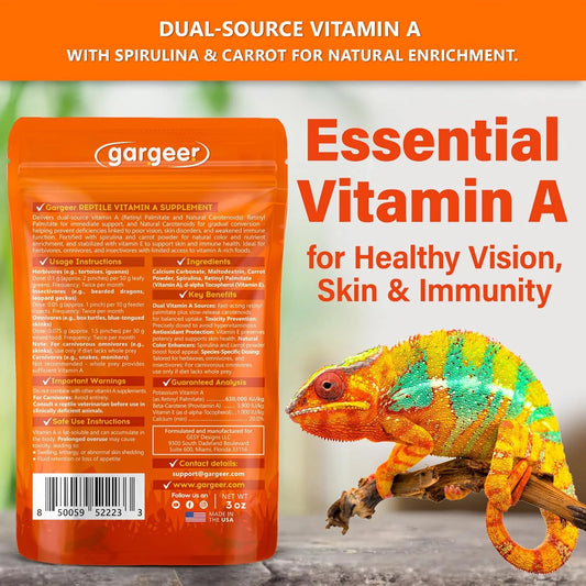 Gargeer Vitamin A+ All Reptiles Supplement