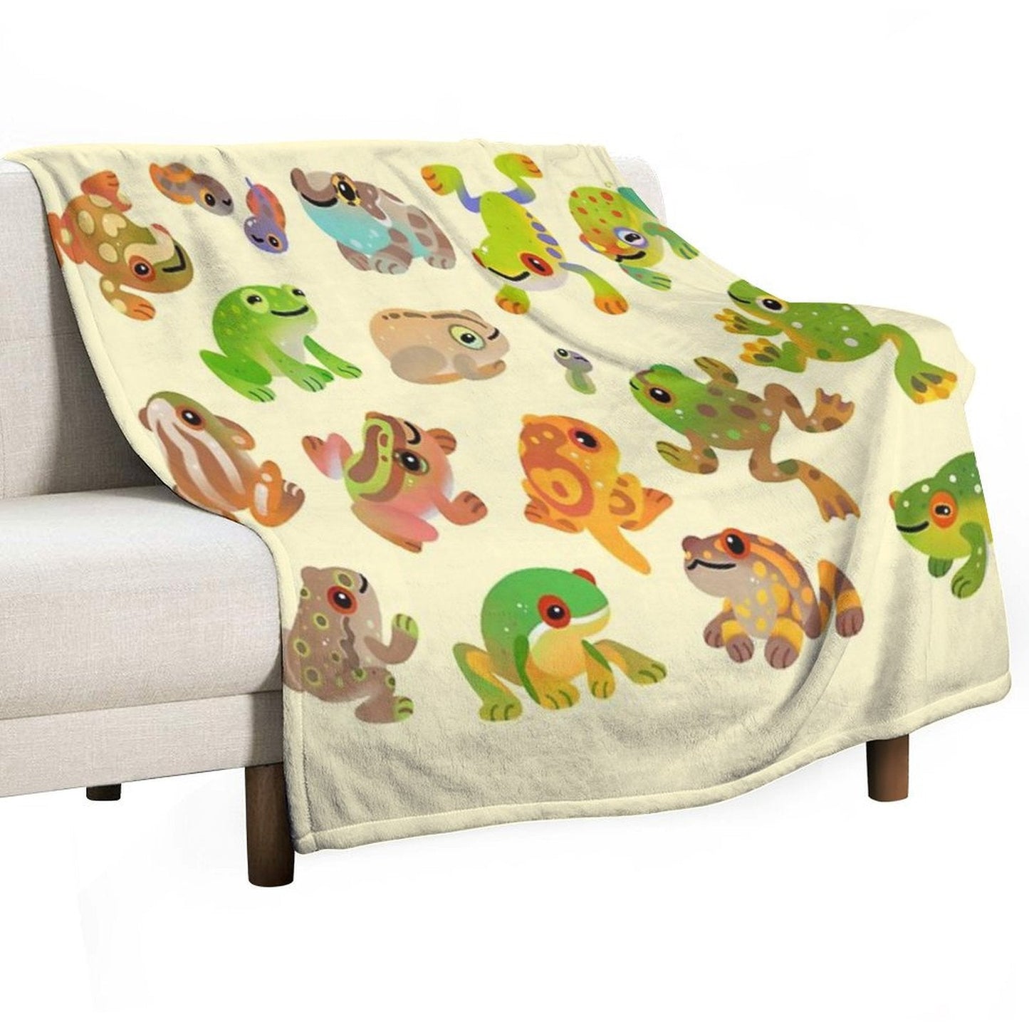 Tree Frog Throw Blanket