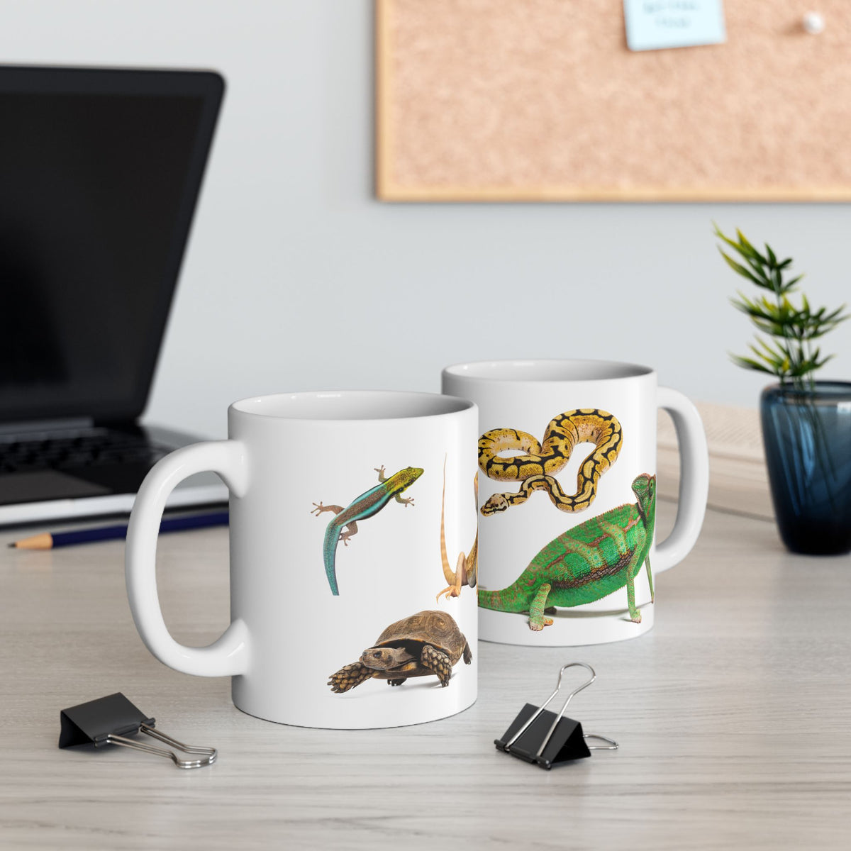 Scaly Companions Ceramic Reptile Mug (11 oz & 15 oz)