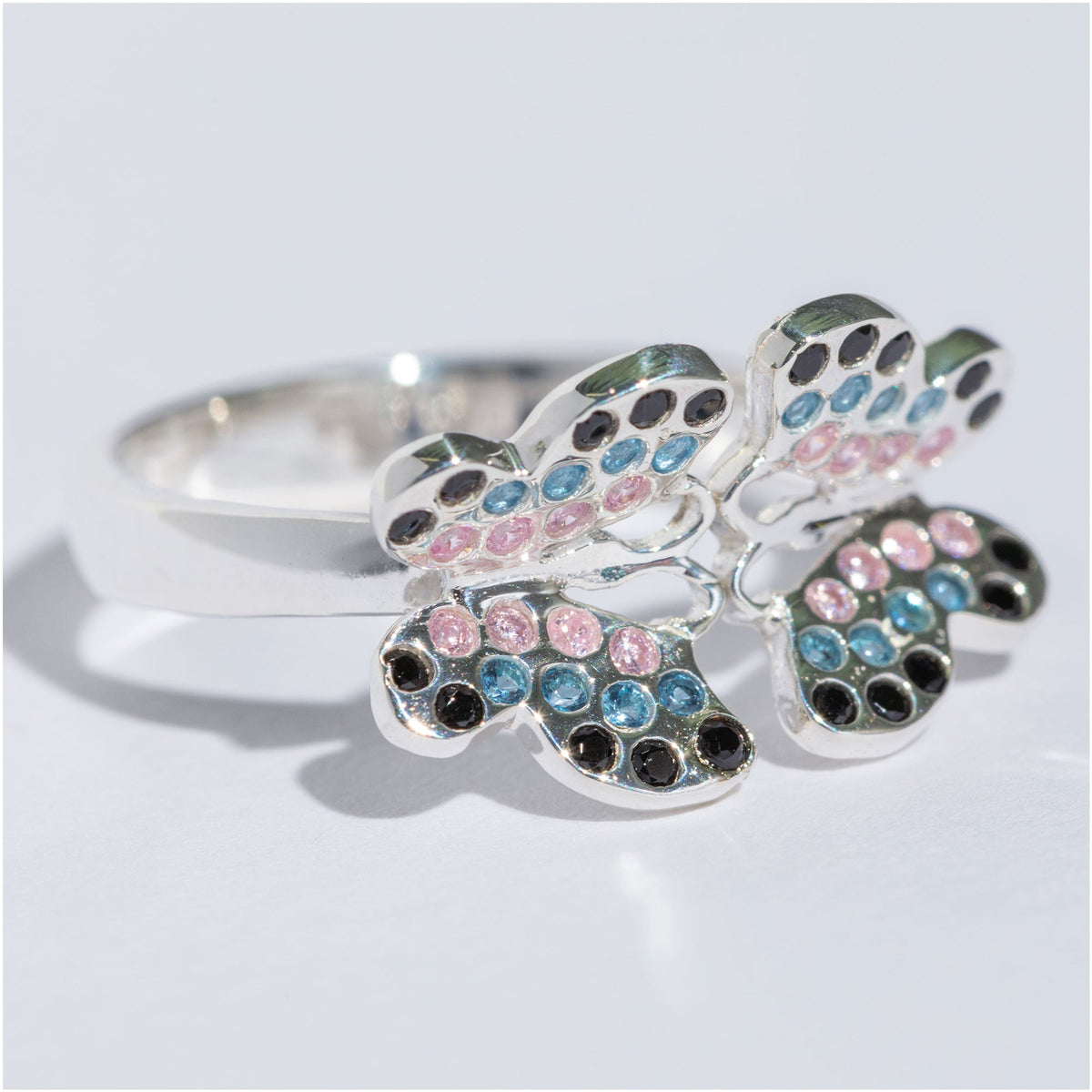 Handcrafted Fluttering Butterfly Sterling Silver Adjustable Toe Ring