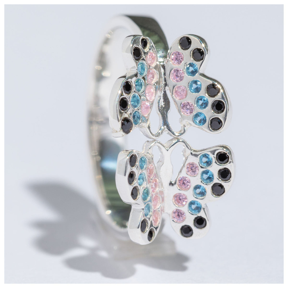 Handcrafted Fluttering Butterfly Sterling Silver Adjustable Toe Ring
