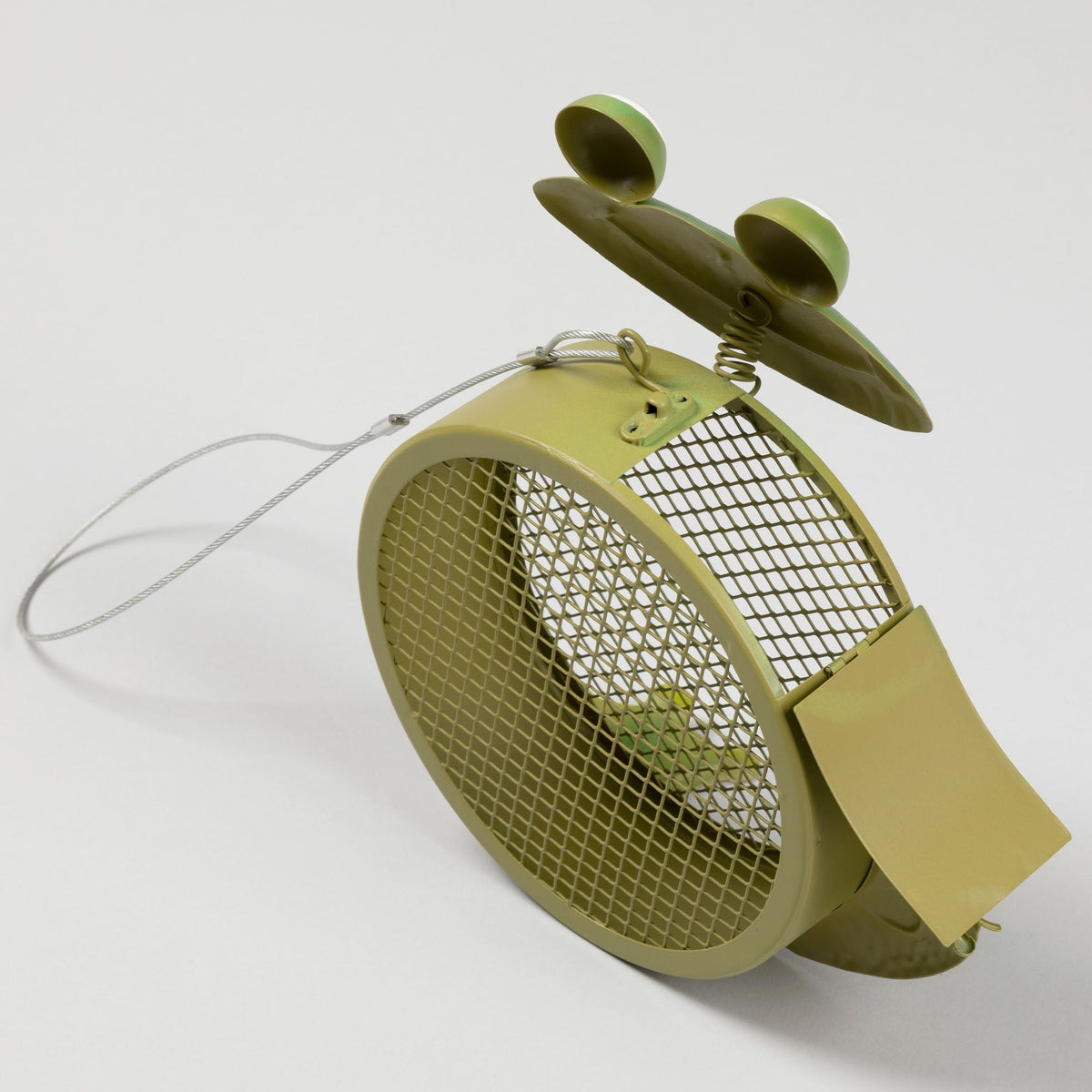 Friendly Frog Mesh Hanging Bird Feeder