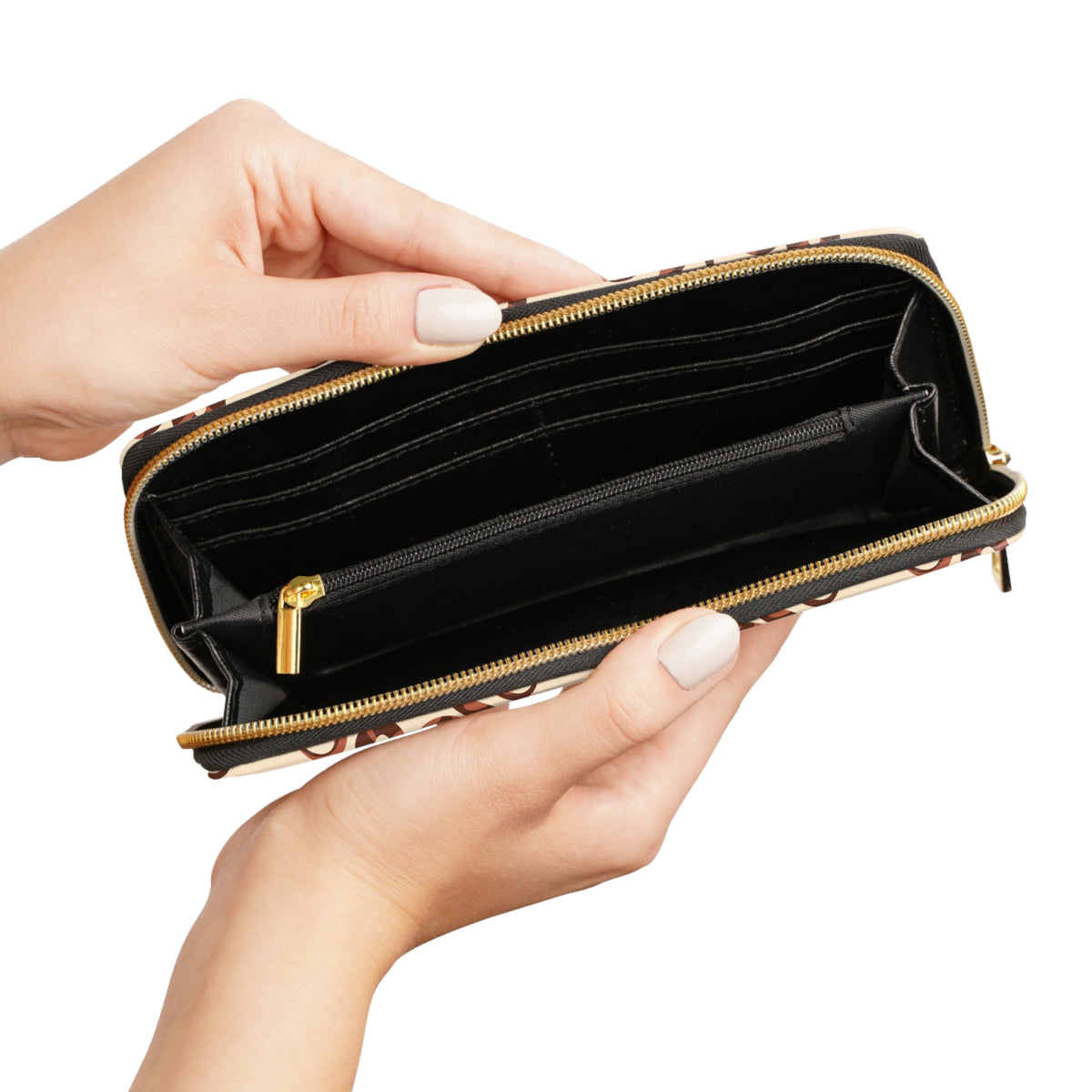 Looping Serpents Zip-Around Wallet