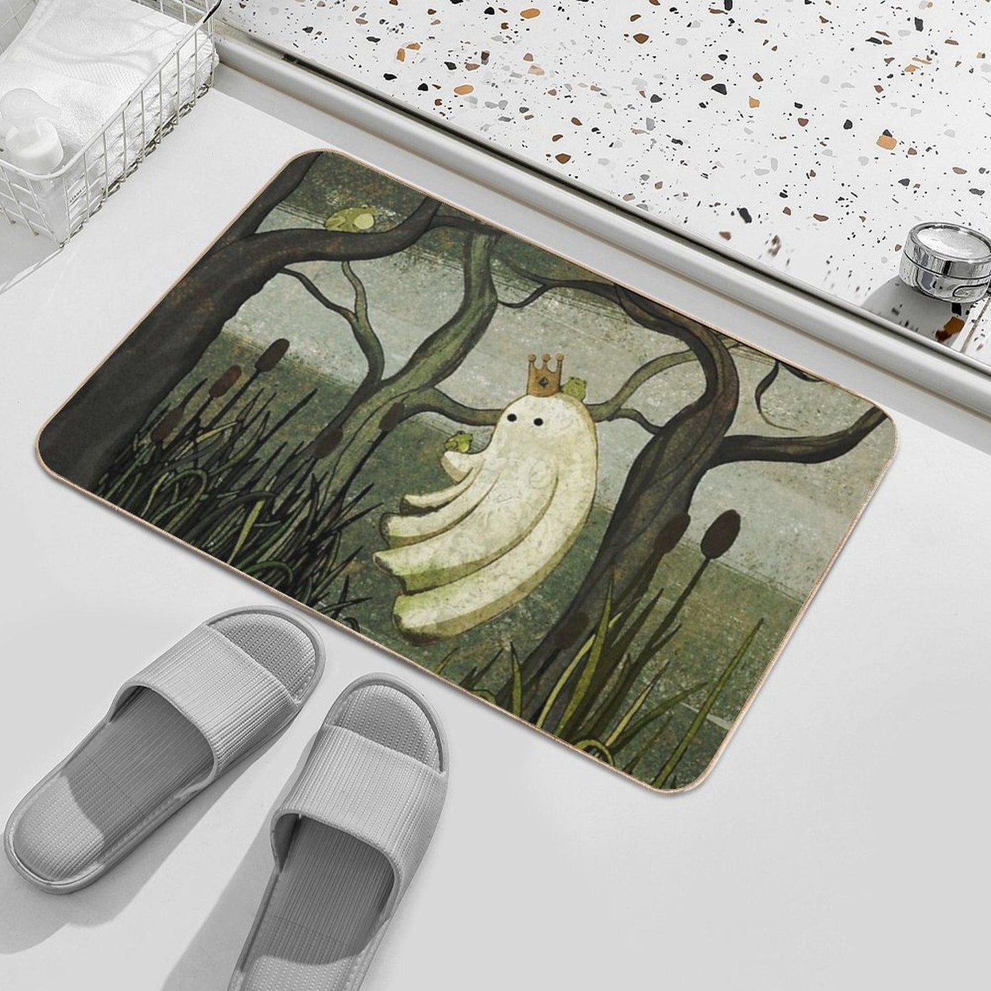 Frog Prince  Toxin-Free Bath Mat