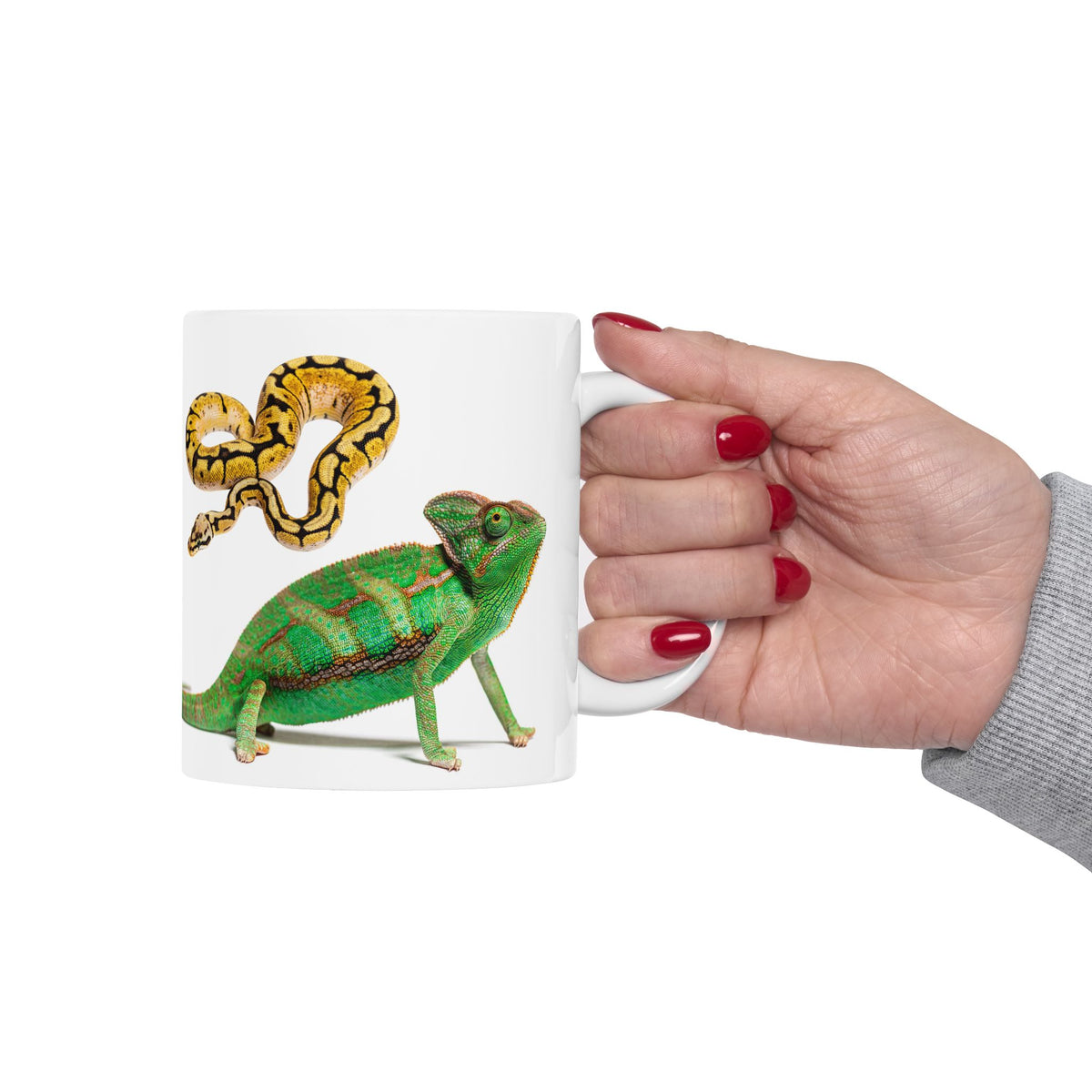 Scaly Companions Ceramic Reptile Mug (11 oz & 15 oz)