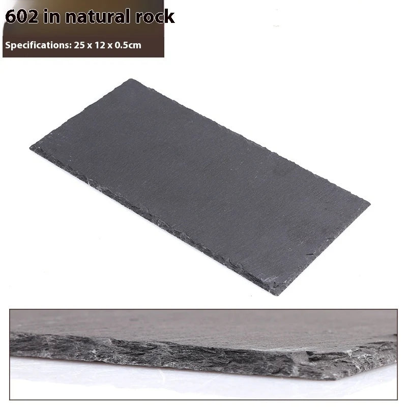 Natural Dark Slate Basking & Feeding Tiles