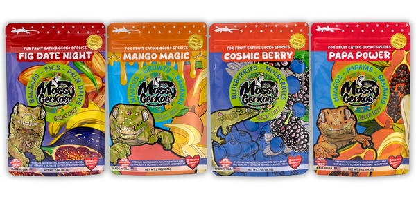 Mossy Geckos - Complete Gecko Diet 4-Pack Variety Bundle