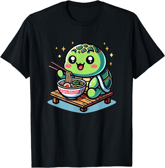 Authentic Japanese Kawaii Chibi Sea Turtle Hoodie - Novelty Apparel Unisex