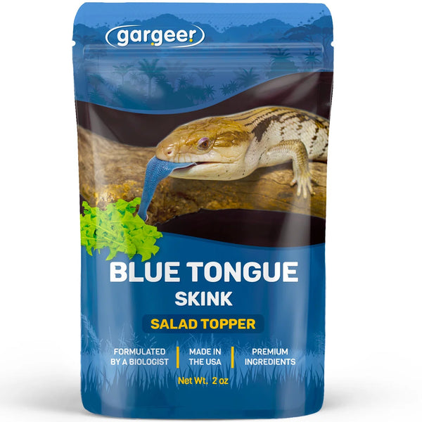 Gargeer Blue Tongue Skink Salad Topper