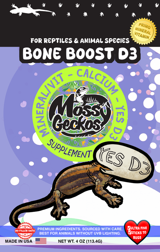 Mossy Geckos - Bone Boost Calcium Supplement (with Vitamin D3)