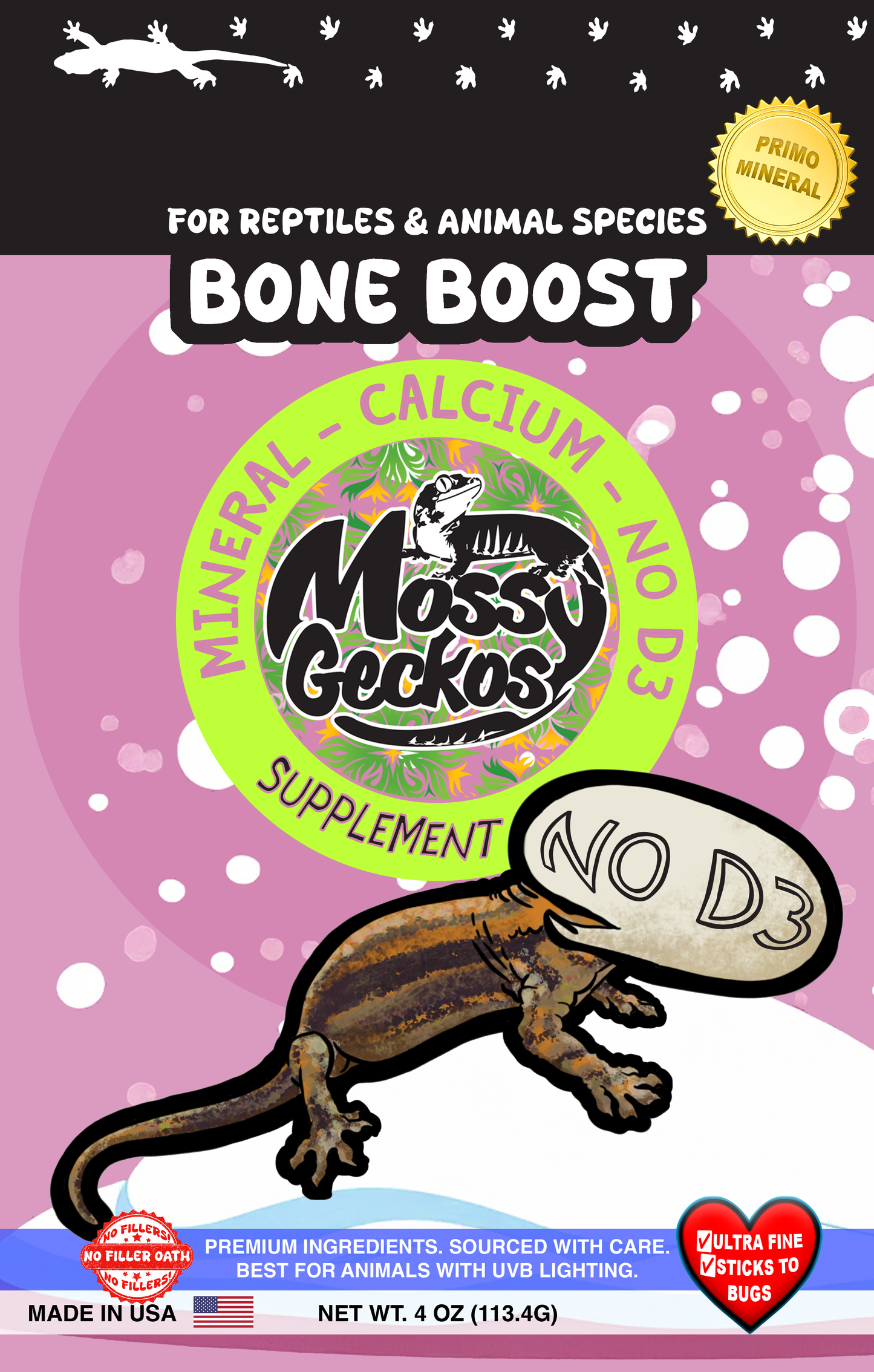 Mossy Geckos - Essential Supplement & Feeder 4-Pack Bundle