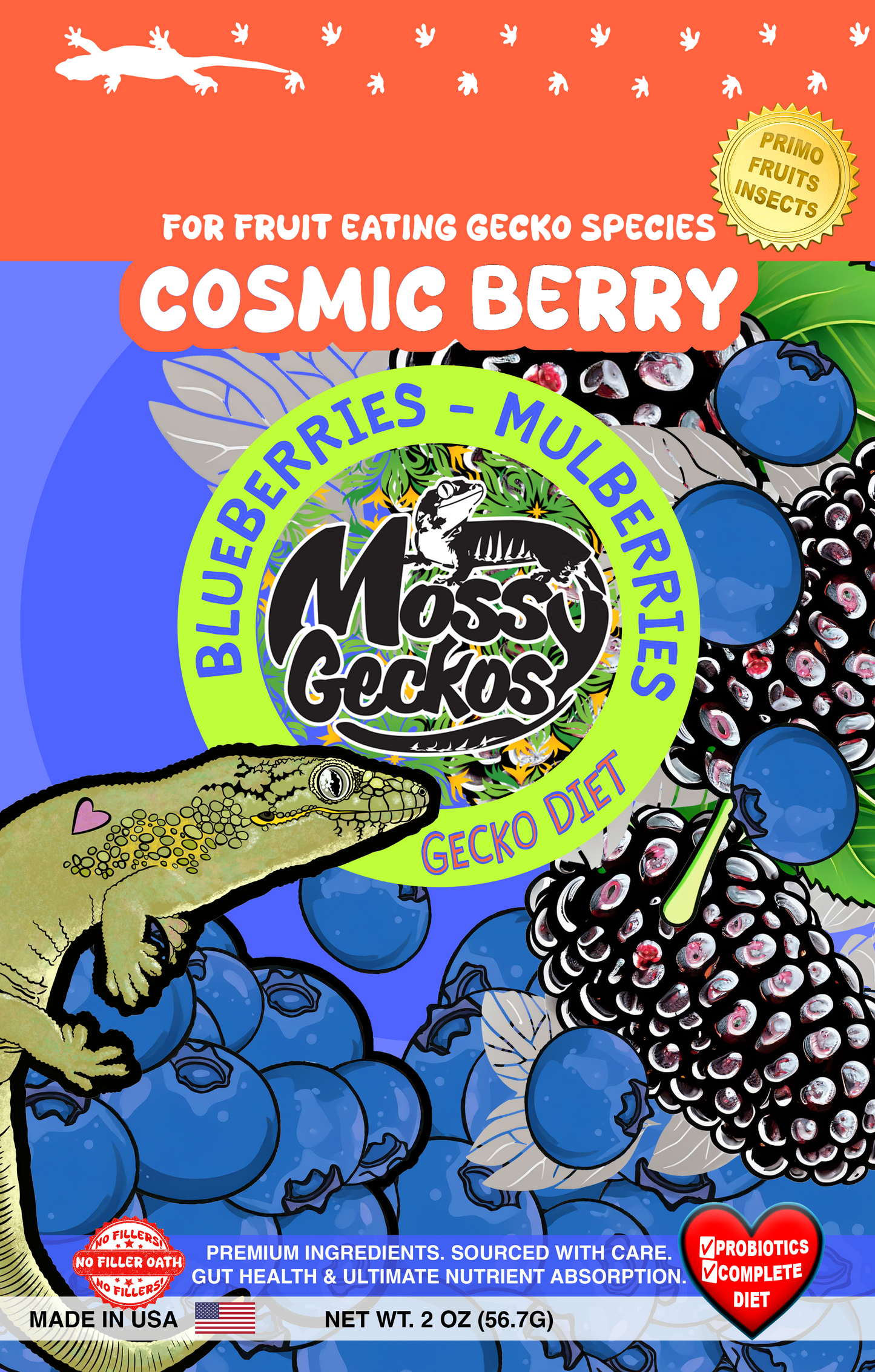 Mossy Geckos - Complete Gecko Diet 16 oz (2-Pack)
