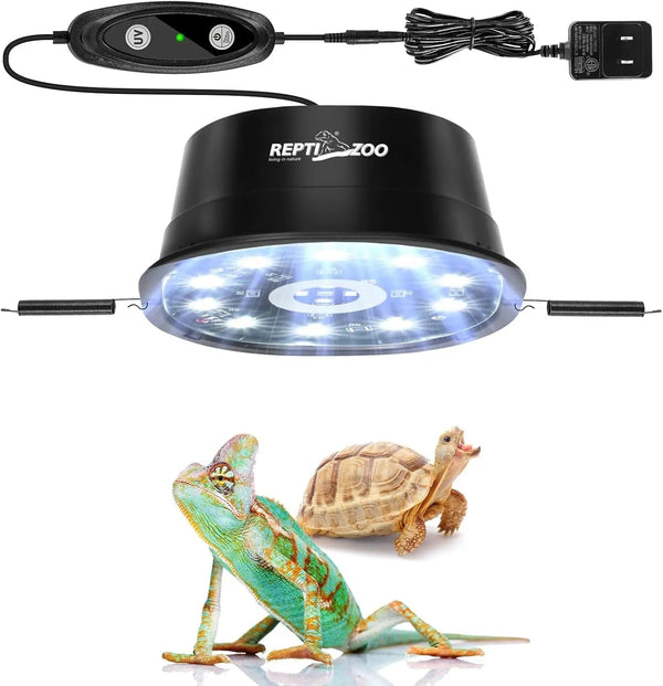 Dimmable UVB Reptile Light – Adjustable UVA/UVB LED Fixture
