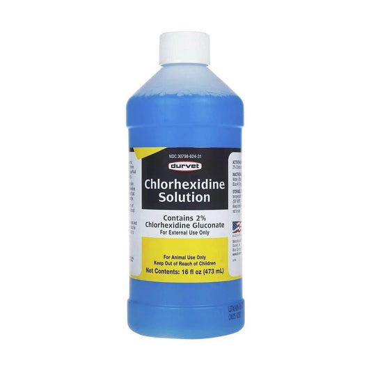 Durvet Chlorhexidine 2% Antiseptic & Disinfectant Solution (16 fl oz)