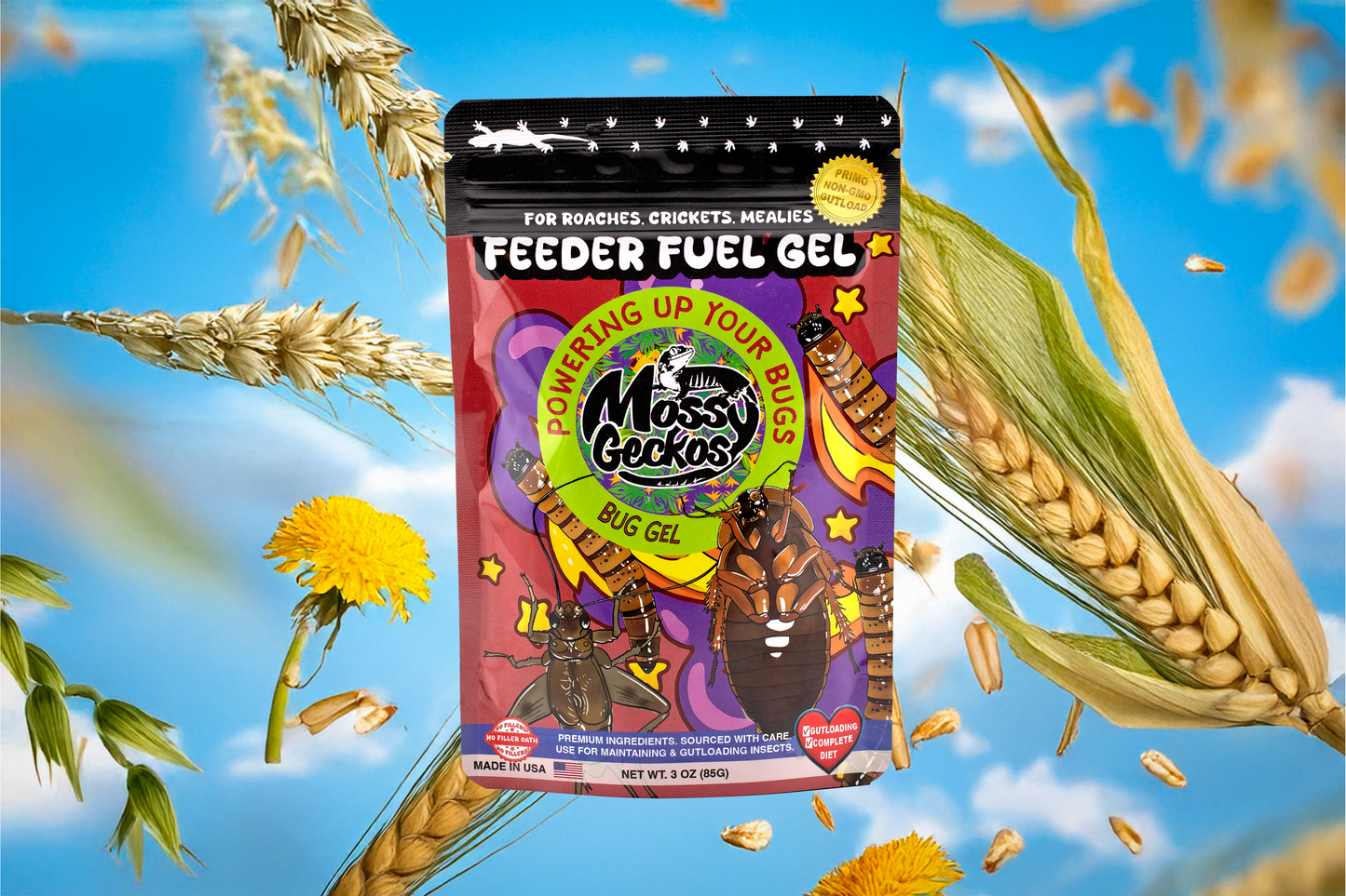 Mossy Geckos - Feeder Fuel Gel Food & Gutload