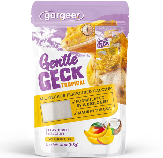 Gargeer Gentle Geck Tropical Flavoured Calcium (Without D3)
