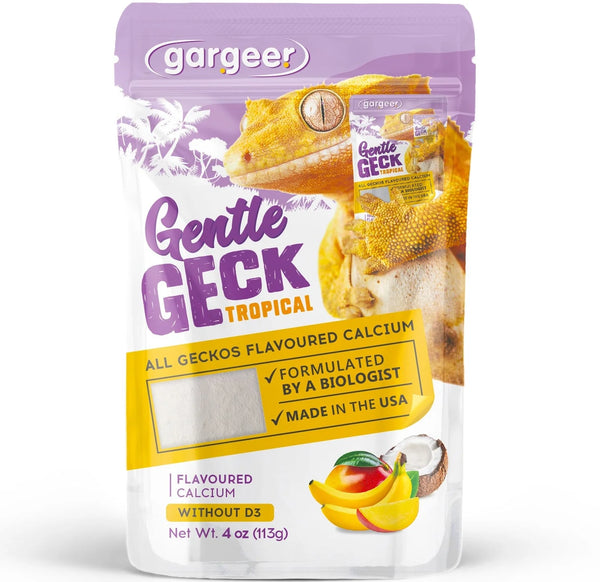 Gargeer Gentle Geck Tropical Flavoured Calcium (Without D3)