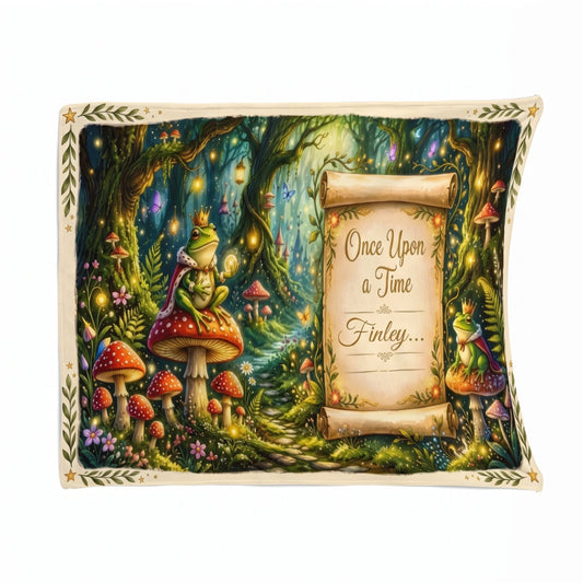 Personalized Frog Prince Throw