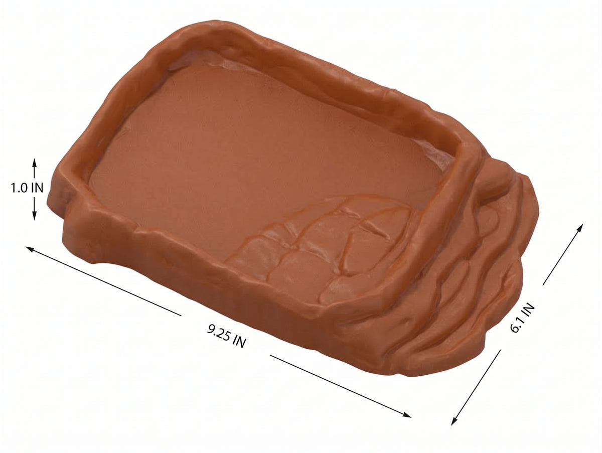 Rock-Style Stepped Reptile Dish