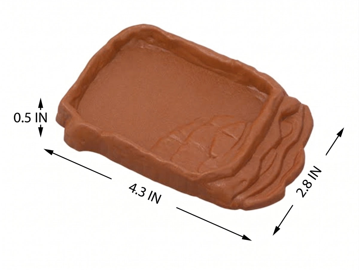 Rock-Style Stepped Reptile Dish