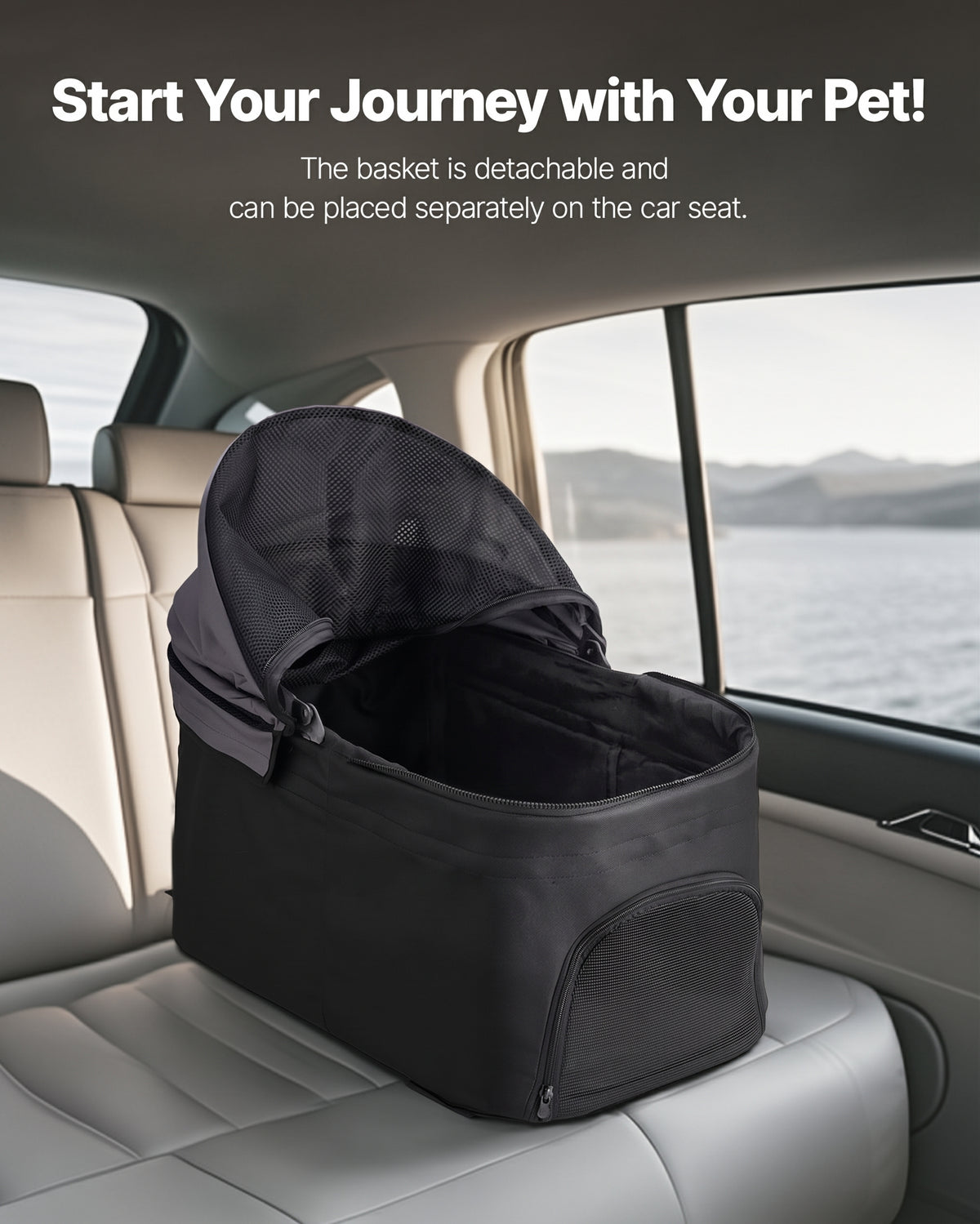 2-in-1 Convertible Travel Stroller & Detachable Car Seat Carrier