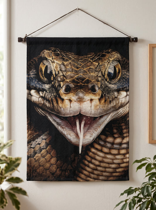 Snake Woven Wall Tapestry