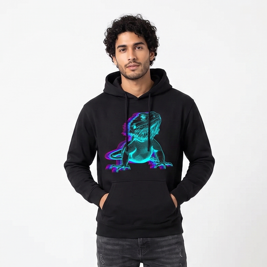 Glitch Vaporwave Bearded Dragon Apparel
