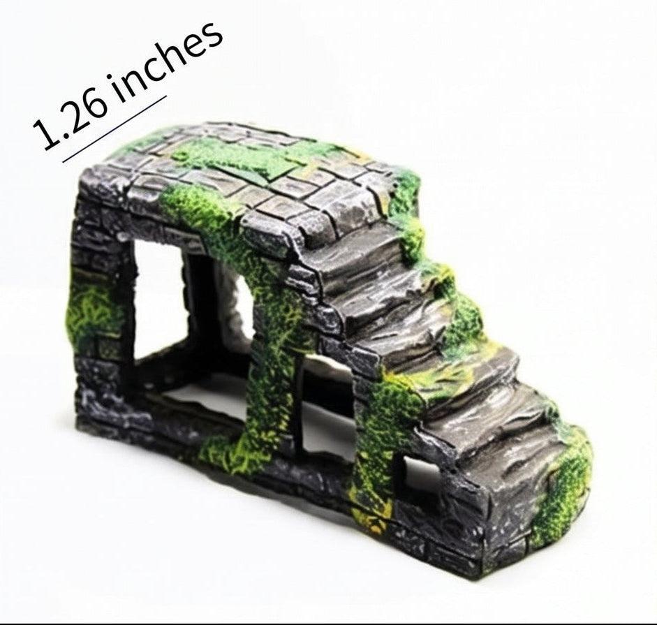 Stone Staircase Hide & Basking Platform